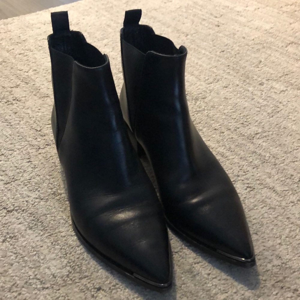 Acne Studios Jensen Black leather boots. 38EU.